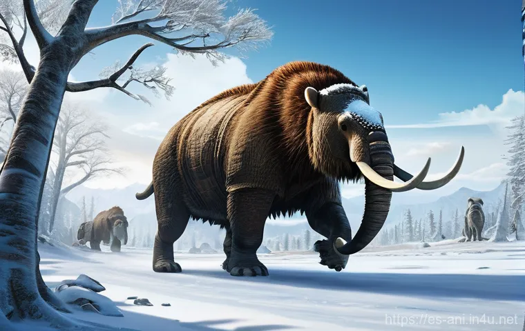 아이스 에이지  Ice Age    아이스 에이지와 선사 시대 동물들의 모험 - **Prompt:** A highly dynamic and comedic scene centered around Scrat and his eternal quest for his a...