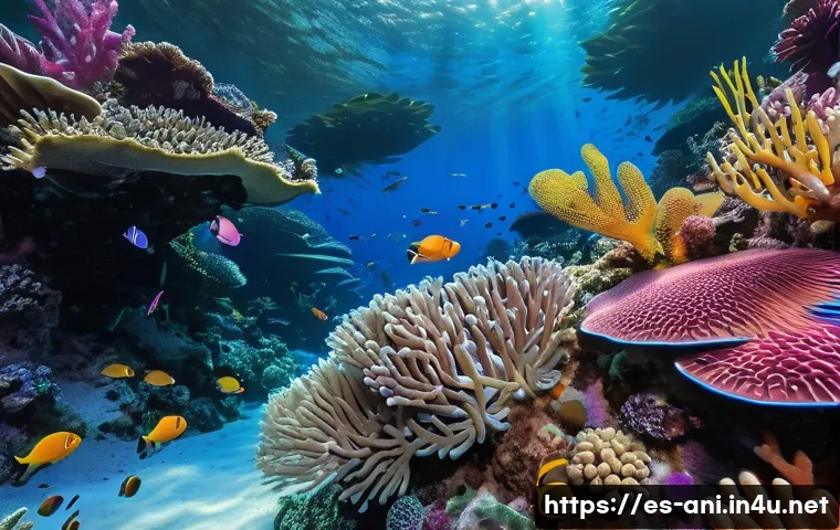 니모를 찾아서  Finding Nemo    니모를 찾아서와 바다 생태계의 이야기 - **Vibrant Coral Reef Ecosystem**: A breathtakingly vibrant and thriving coral reef teeming with dive...